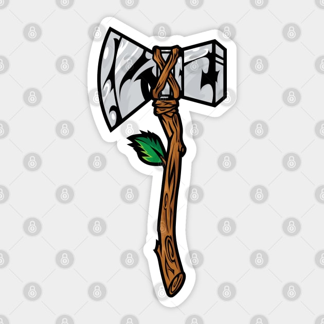 Stormbreaker Axe Sticker by vecturo